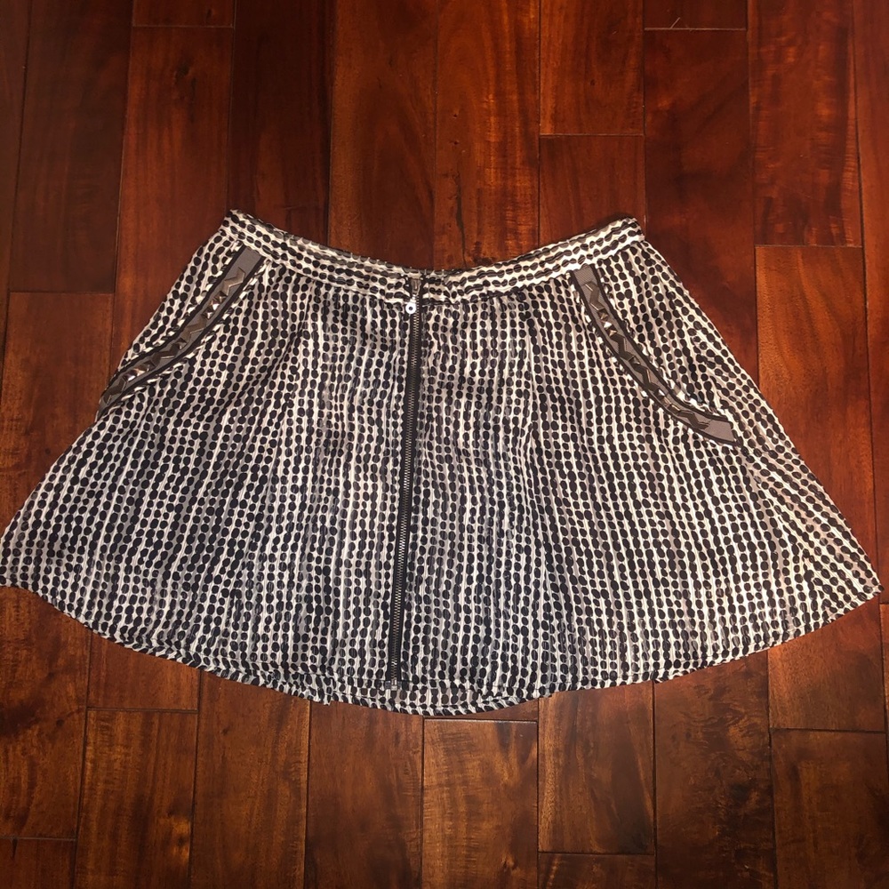 BCBGENERATION Polka Dot Mini Skirt
